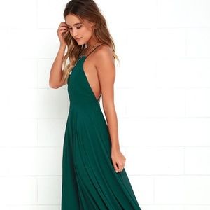 Dark Green Maxi Dress